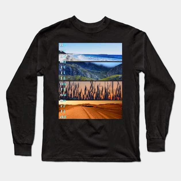 beautiful world Long Sleeve T-Shirt by EdithBlerr